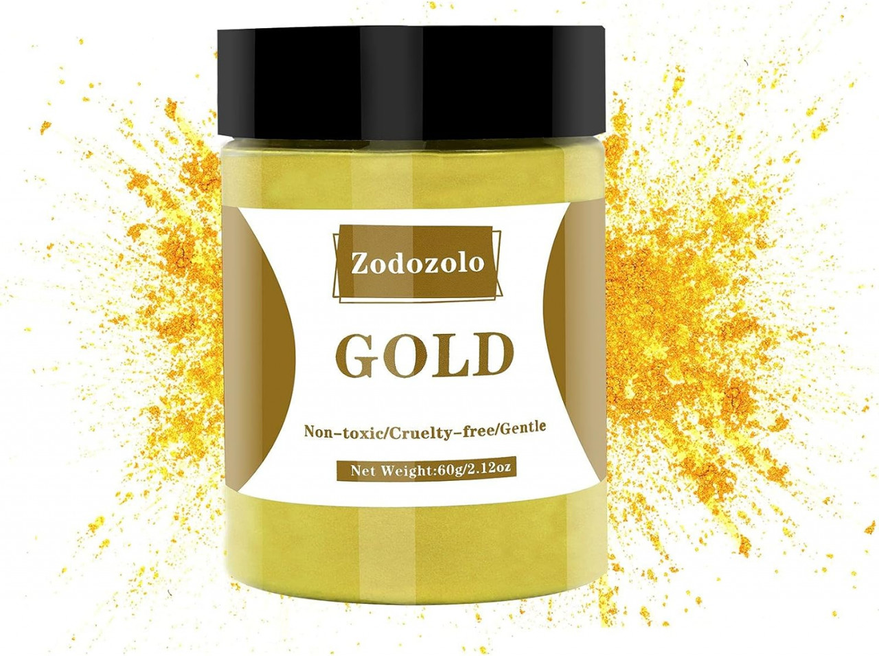 Pulbere pentru rasina epoxidica Zodozolo, auriu, 60 g