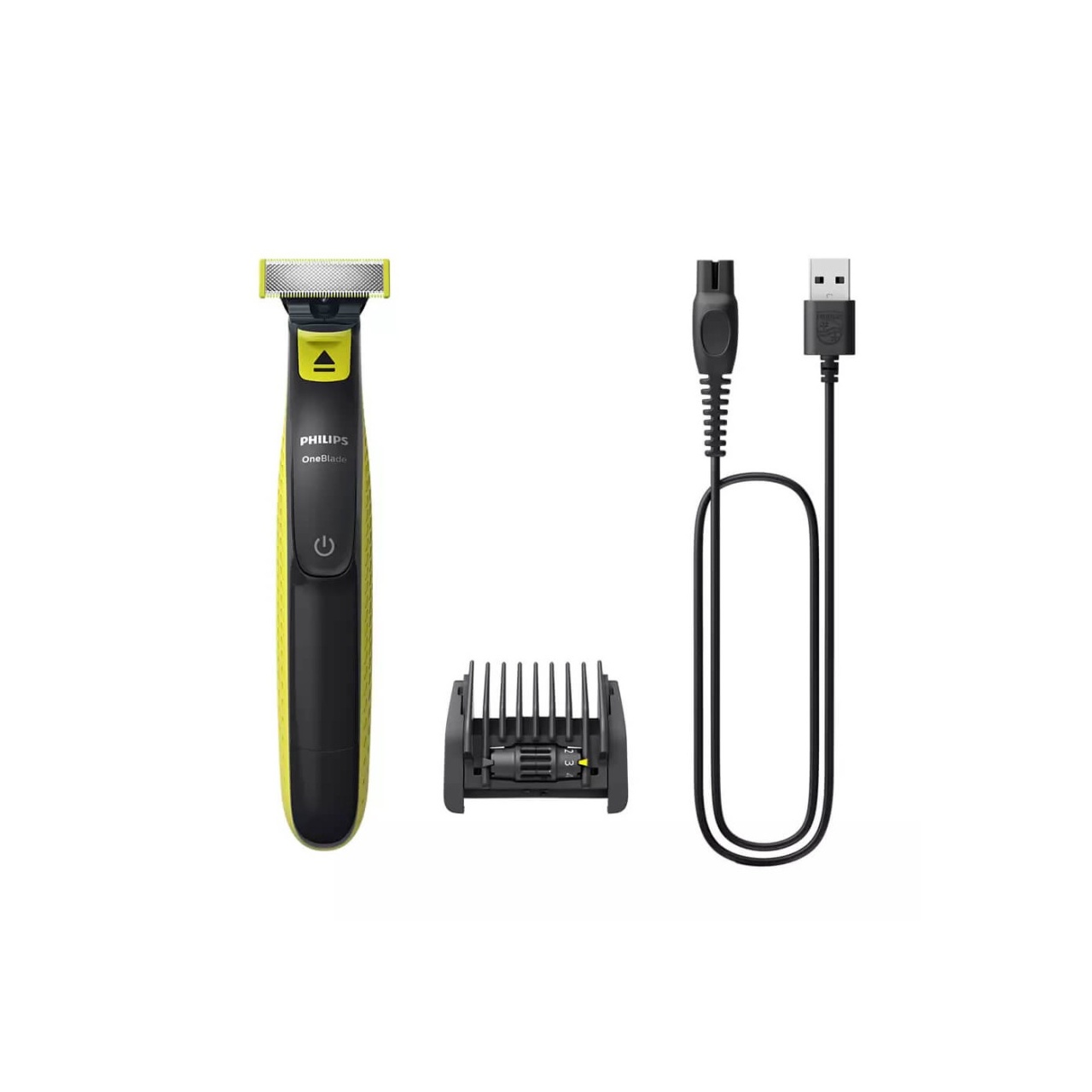 RESIGILAT - APARAT HIBRID DE BARBIERIT SI TUNS BARBA PHILIPS ONEBLADE QP2724/20, Acumulator, Pieptene reglabil 5 in 1, Autonomie 45 minute,