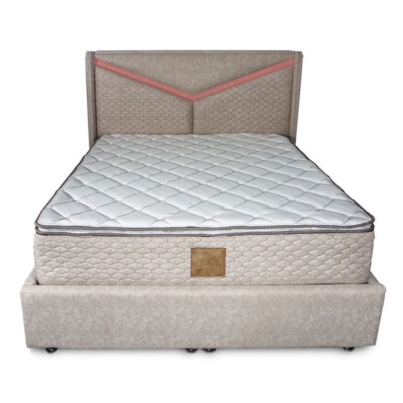 Saltea ortopedica, Saltex, Pocket Memory Piemond cu topper, 200x140x32 cm, arcuri individuale, fermitate mediu/soft