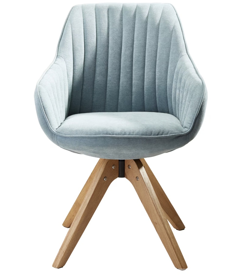 Scaun din Textil Home, albastru, 60/83/65 cm