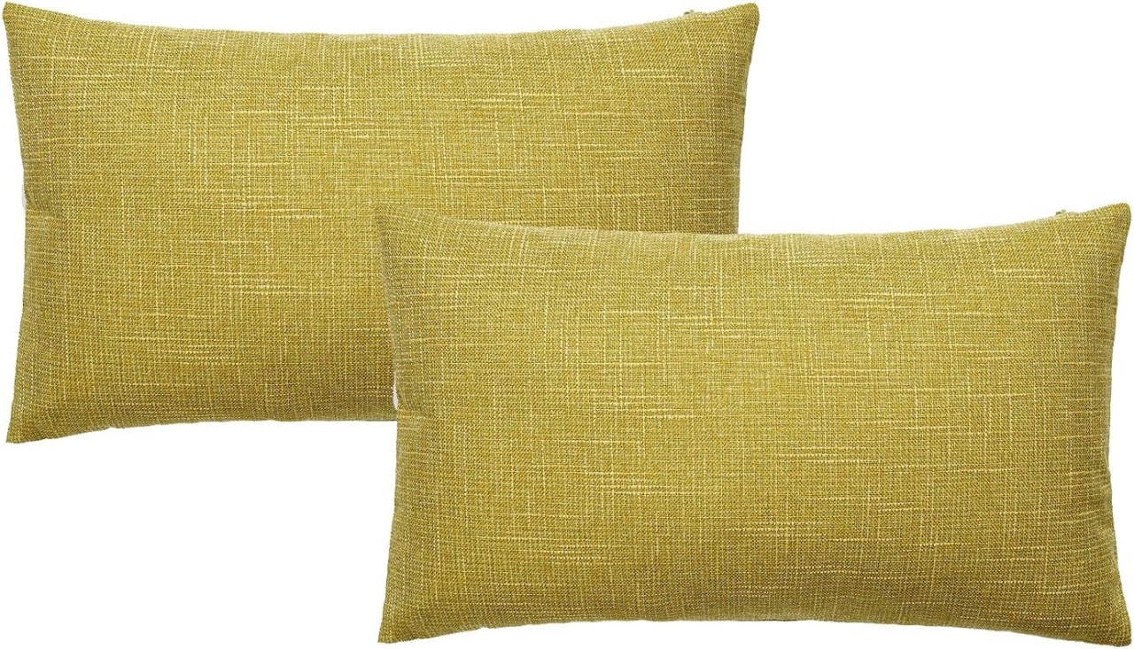 Set 2 fete de perna TanTomi, textil, galben, 30 x 50 cm