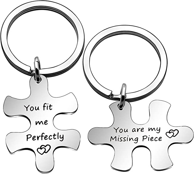 Set de 2 pandative pentru prieteni Angelra, otel inoxidabil, argintiu, 2,5 cm / 3 cm