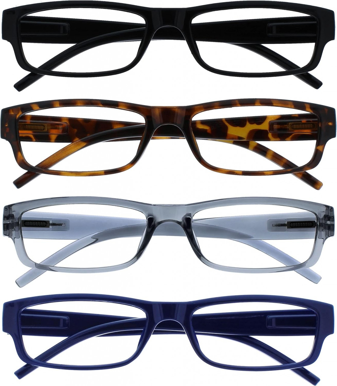 Set de 4 perechi de ochelari de vedere Opulize, multicolor, marimea +1.5