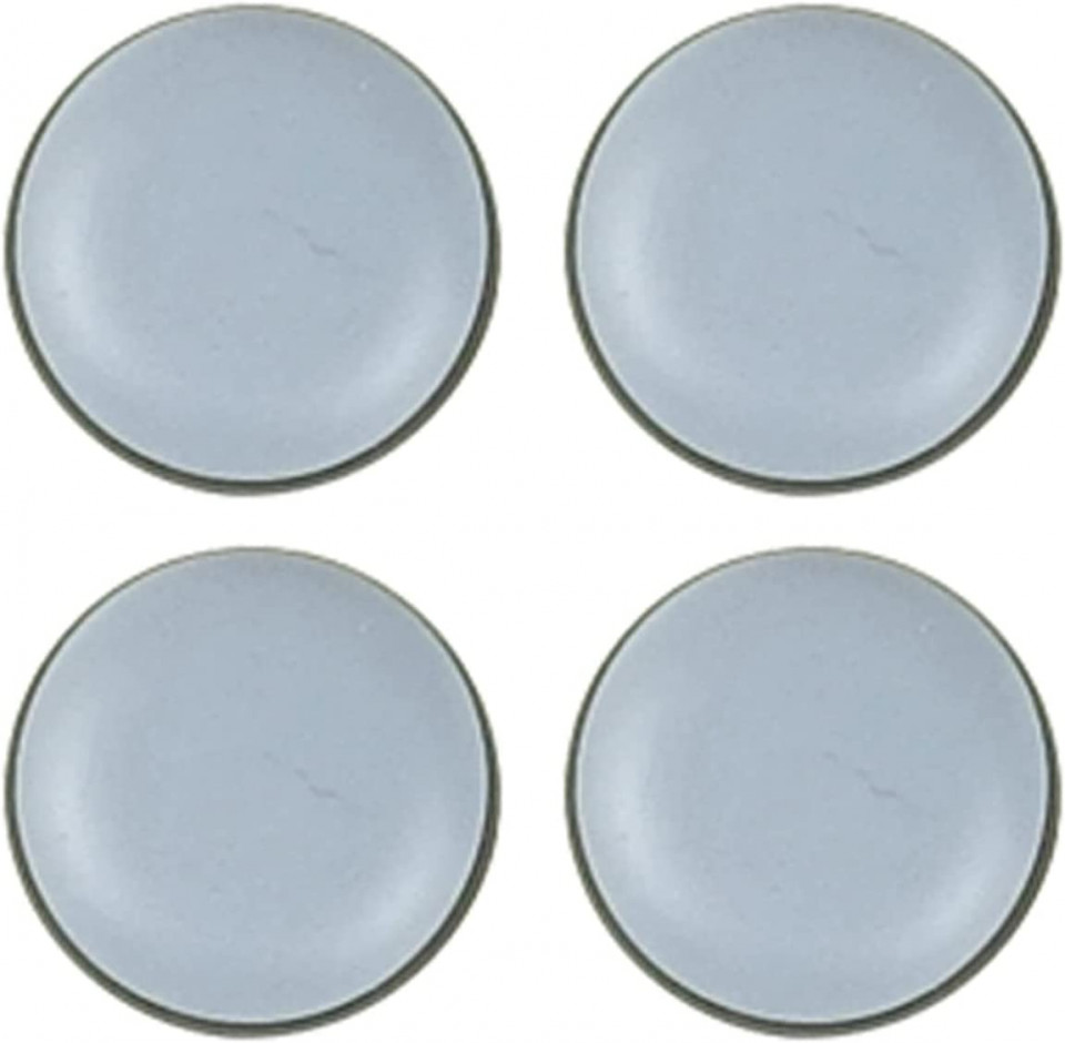 Set de 4 protectii pentru mutarea mobilierului Hasware, EVA/polipropilena, albastru deschis, 38 mm