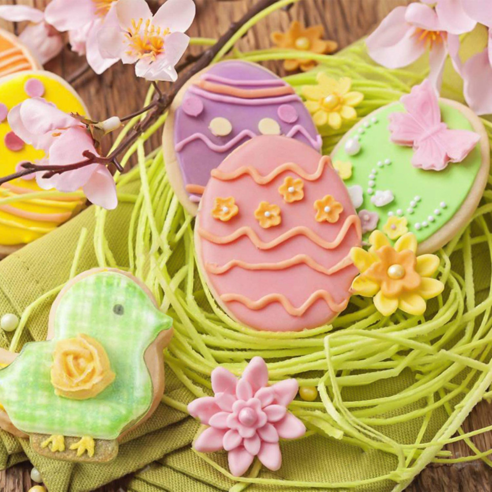 Poze Set de 5 forme pentru biscuiti Joyoldelf, otel inoxidabil, argintiu