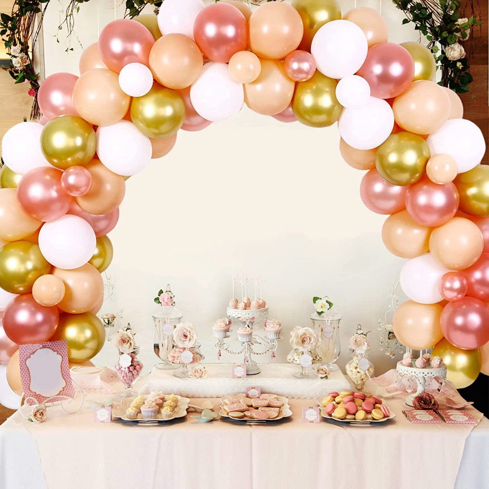 Set de 81 baloane Jollyboom, latex, multicolor Accesorii pentru petreceri 2023-09-25