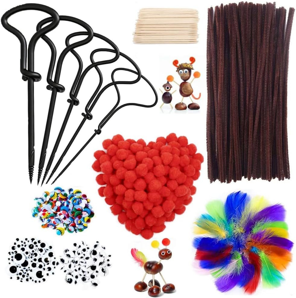 Set de accesorii pentru fabricarea decoratiunilor Sunshine Smile, metal/plastic/textil, multicolor, 255 piese