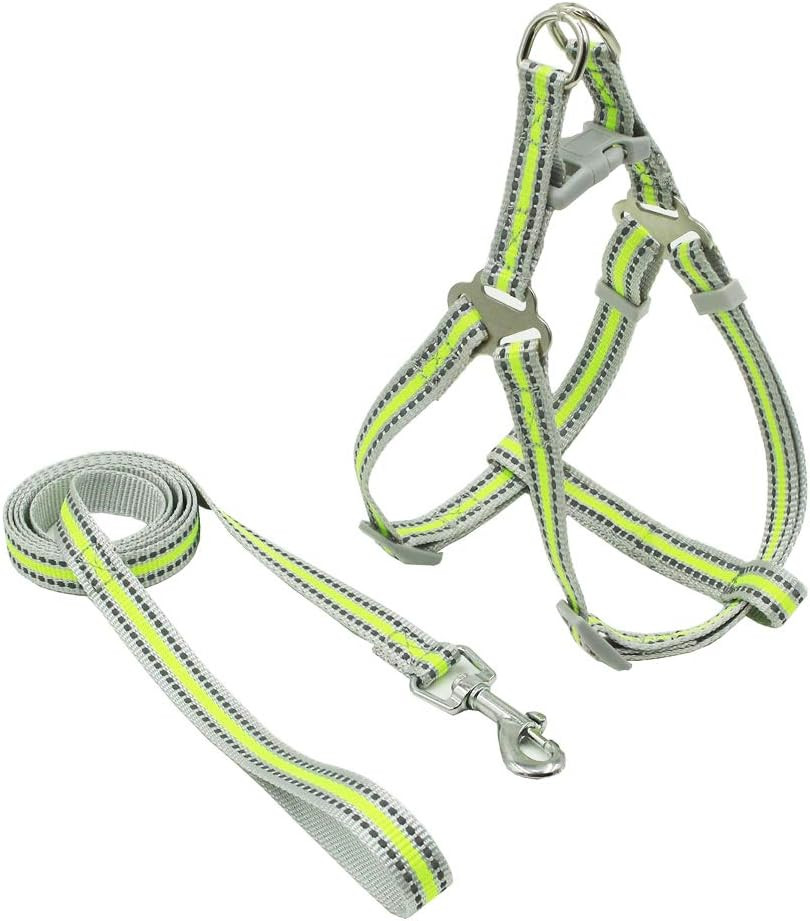 Set de ham cu lesa reflectorizante Mcdobexy, nailon/plastic/metal, verde, S