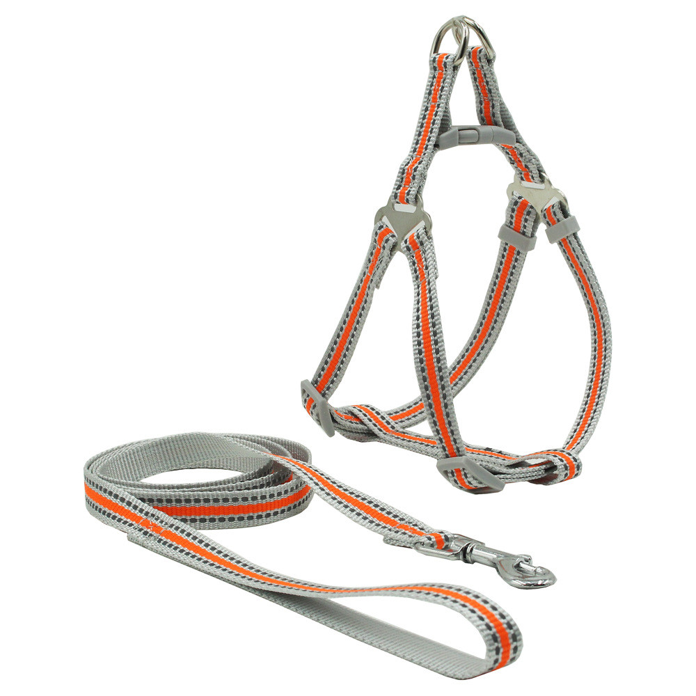 Set de ham cu lesa reflectorizante Mcdobexy, nailon/plastic/metal, portocaliu, M