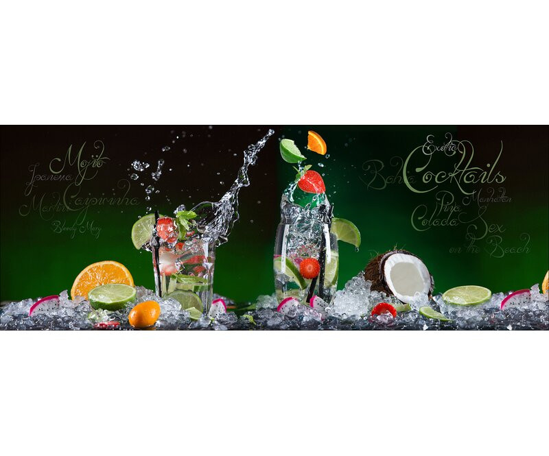 Tablou „Cocktail exotic”, multicolor, 30 x 80 cm chilipirul-zilei.ro imagine noua elgreco.ro