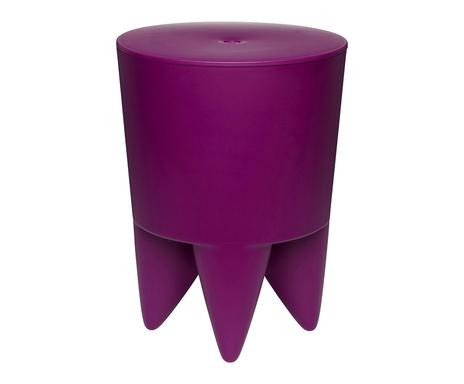 Taburet Bubu, plastic, violet inchis, 32,5 x 44 cm chilipirul-zilei imagine noua