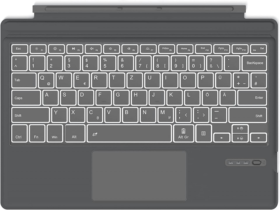 Tastatura magnetica detasabila Earto, compatibil cu Bluetooth, negru, 78 butoane, 12,3 inchi Accesorii IT 2023-09-28