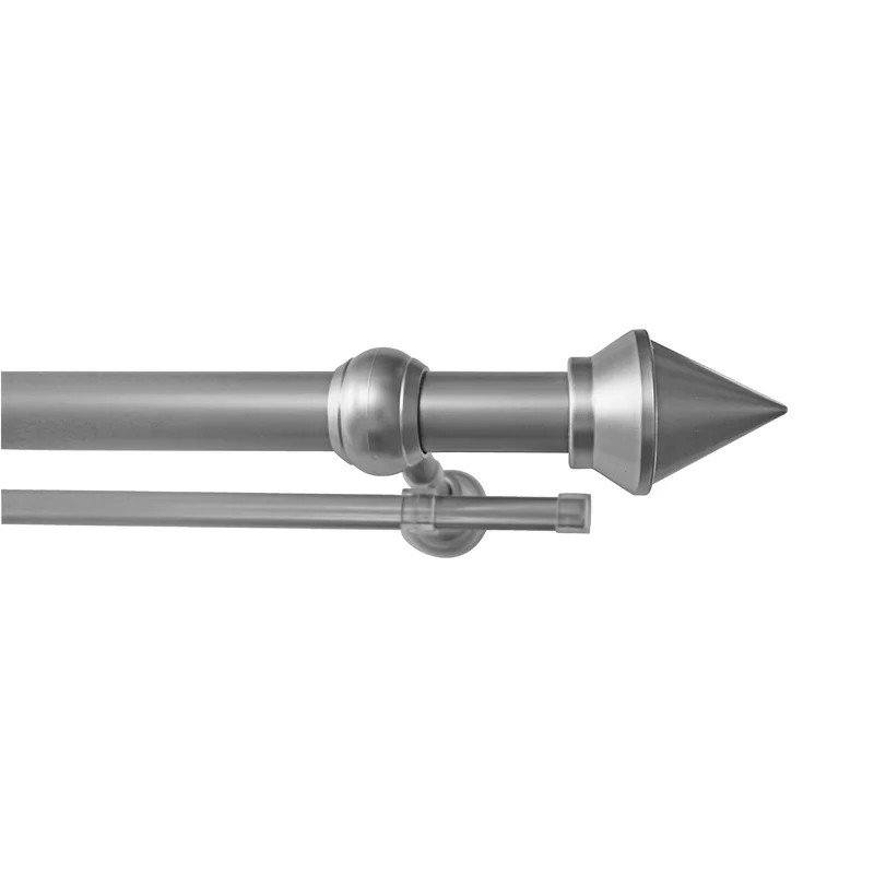 Tija pentru perdea Lanning, metal/plastic, crom, 5 x 250 x 20 cm