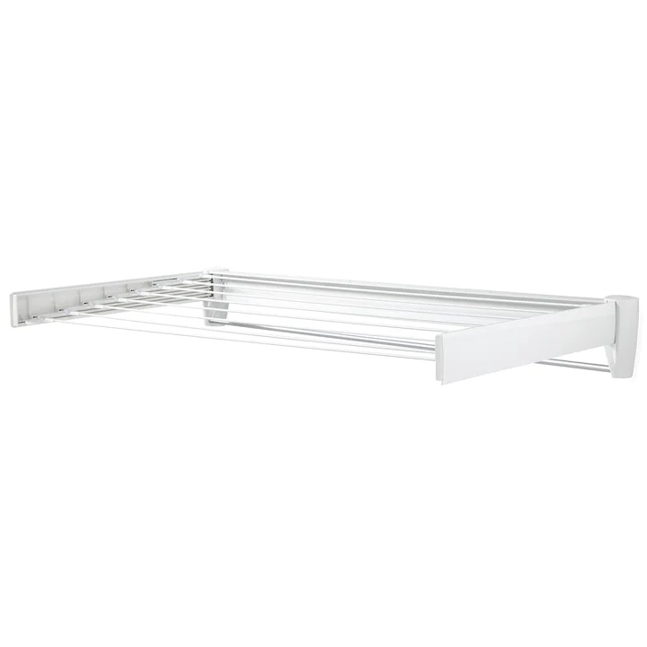 Uscator de rufe Leifheit Telegant Plus 81, Montabil pe perete, Alb, Resigilat, Grad B