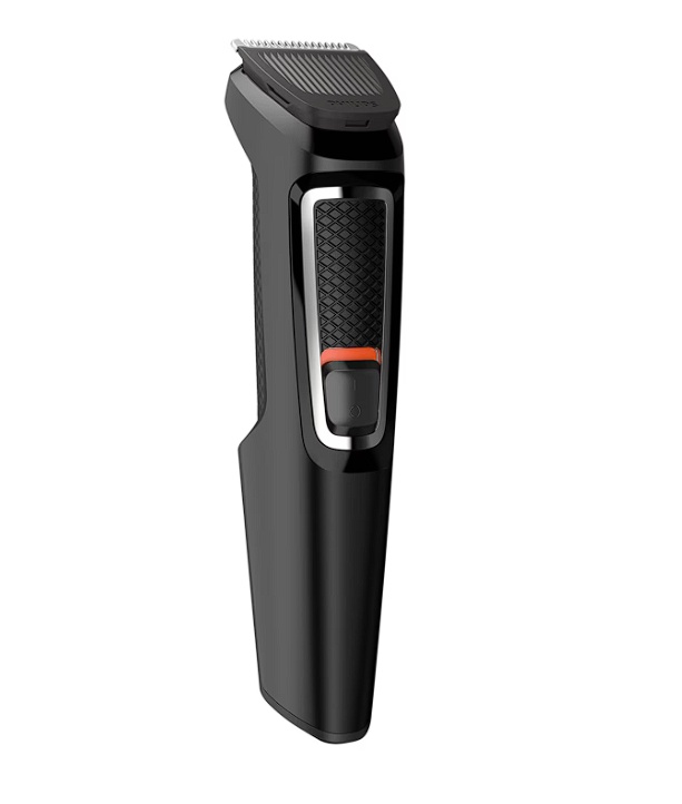 Aparat de tuns barba si parul 8 in 1 PHILIPS MG3730/15, Lame cu ascutire automata, Acumulator, 2 piepteni pentru aspect nebarbierit, 1 pieptane