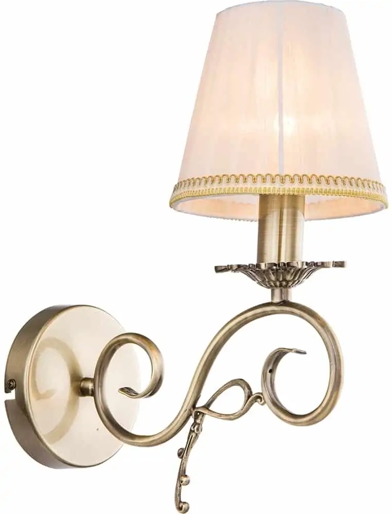 Aplica Globo Lighting Genoveva III, 1xE14, auriu-bej-bronz antic
