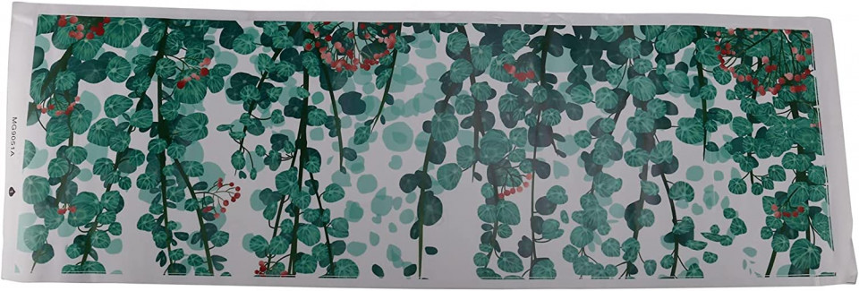 Autocolant de perete Veumoie, model eucalipt, verde, PVC, 85 X 63 cm chilipirul-zilei.ro/ imagine 2022