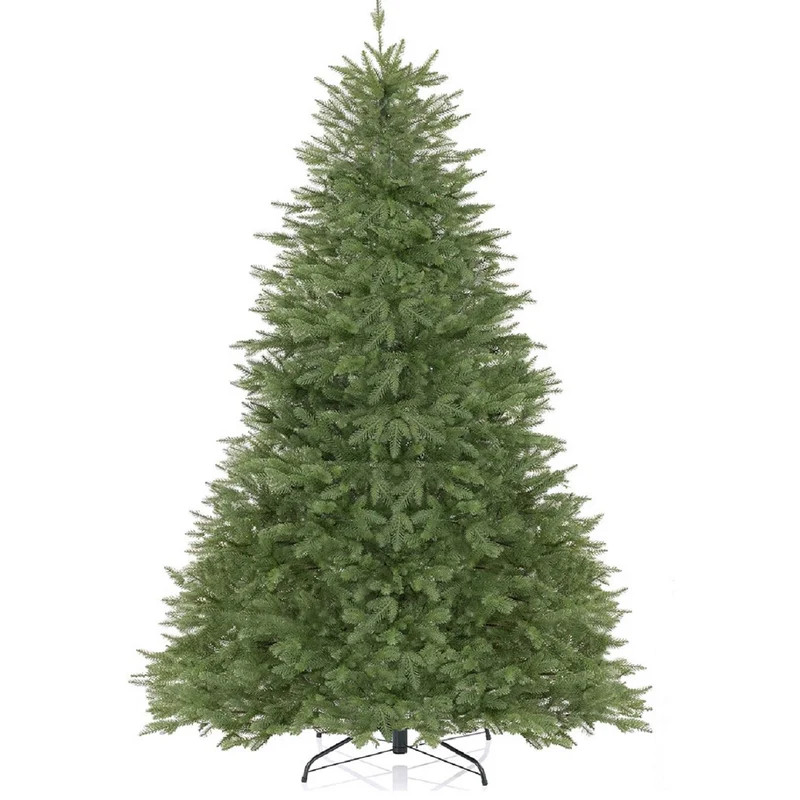 Brad artificial de Craciun Harry, PVC/metal, verde/negru, 110 x 180 cm