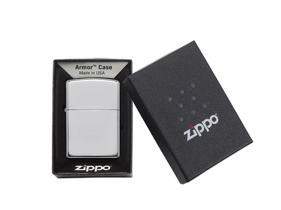 Bricheta Zippo Armor High Polish Chrome, Resigilat, Grad A