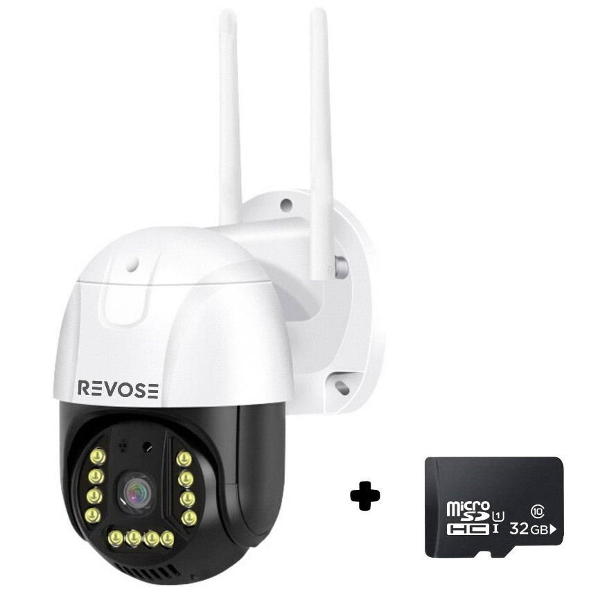 Camera de Supraveghere Video REVOSE™ 5MP 2560x1920, aplicatie dedicata, intelligent tracking, PTZ, WIFI, Lan, AP hotspot, Micro SD, Rotire, Alarma