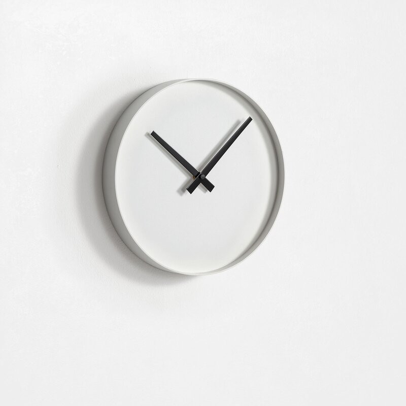 Ceas de perete Camrion, metal/plastic, alb, 25 x 3,5 x 25 cm 35