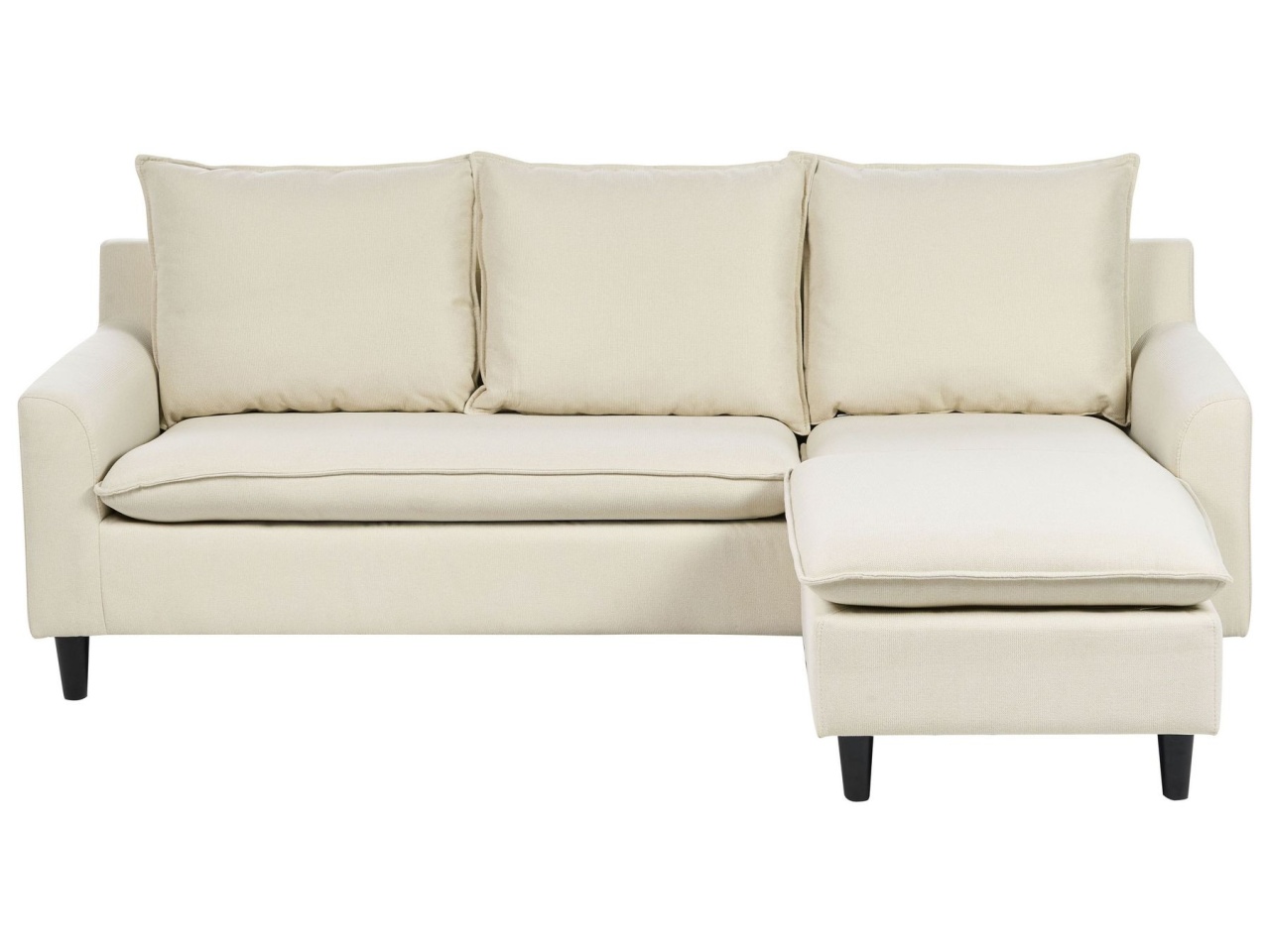 Coltar RLG ELVENES, bej deschis, 3 locuri, 206 x 140 cm, Resigilat
