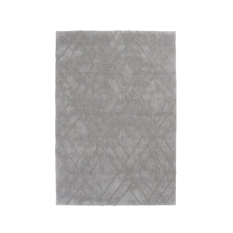 Covor Percival, poliester/bumbac, argintiu, 190 x 275 cm Pret Redus chilipirul-zilei pret redus imagine 2022