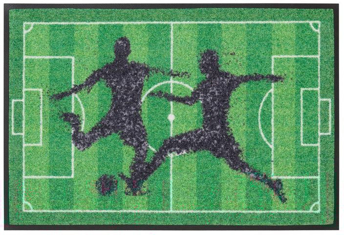 Covoras de intrare Fotbal by my home, 40 x 60 cm, verde chilipirul-zilei.ro/ imagine 2022