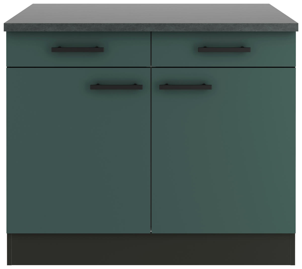 Dulap inferior de bucătărie Optifit 100/84,8/60 cm, antracit, verde închis