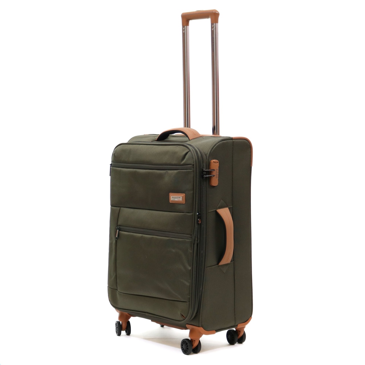 Ella Icon - Troler Atena Verde Textil - 67X41X27 Cm