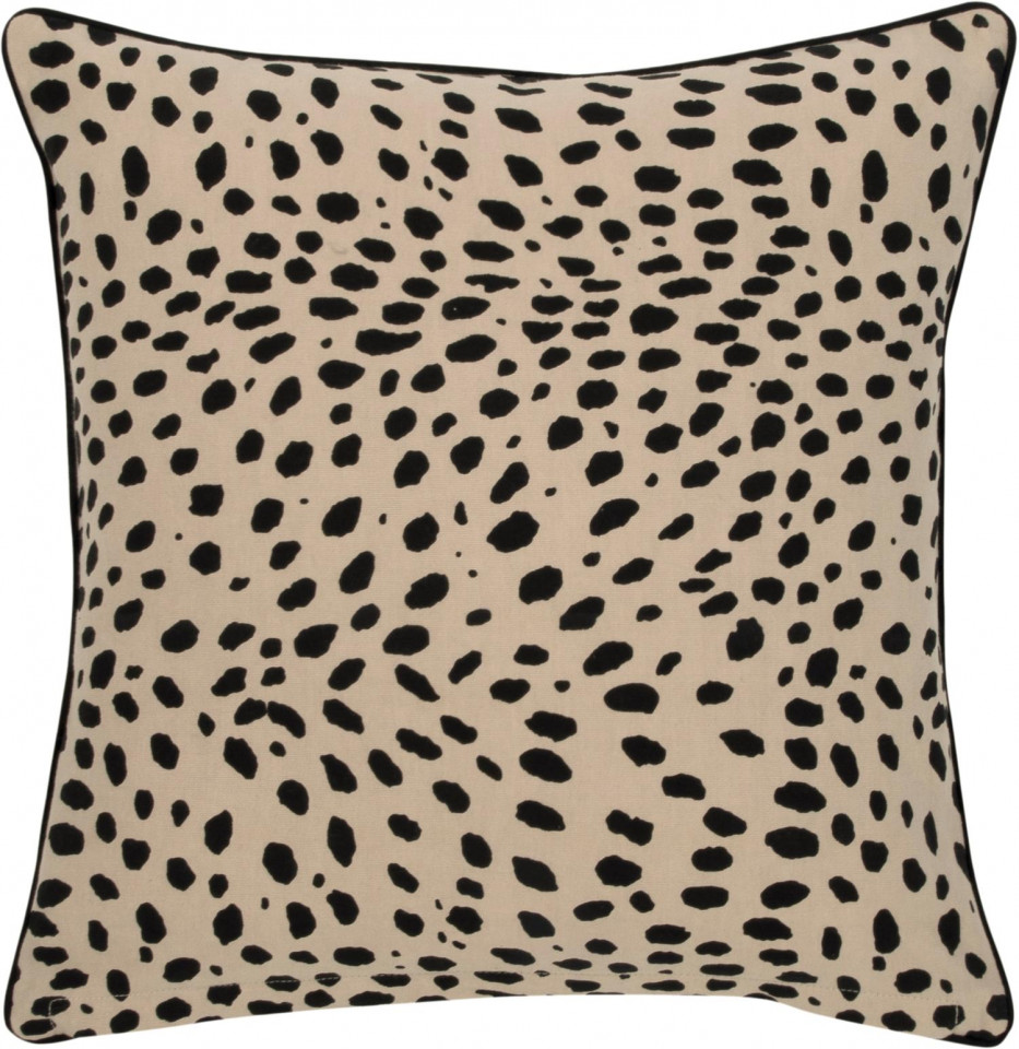 Fata de perna Leopard, bumbac, 45 x 45 cm Pret Redus chilipirul-zilei pret redus imagine 2022