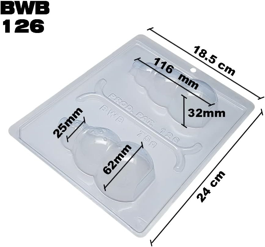 Poze Forma pentru ciocolata BWB 126, silicon/plastic, transparent, 18,5 x 24 cm