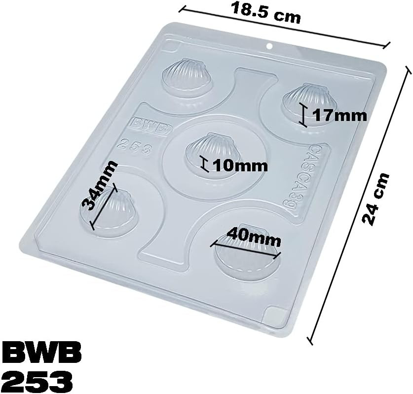 Poze Forma pentru ciocolata BWB 253, silicon/plastic, transparent, 18,5 x 24 cm