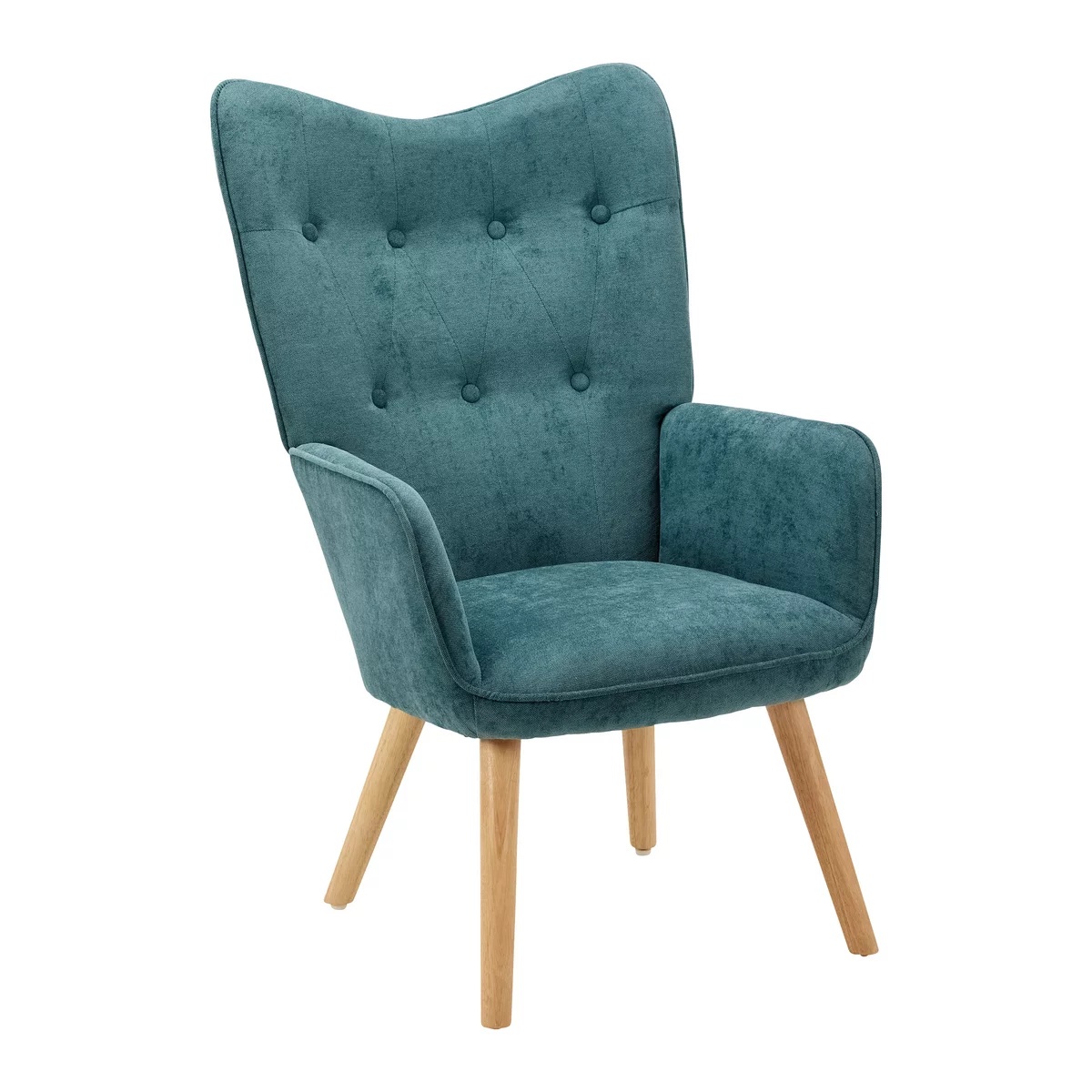 Fotoliu Natalie , material țesut, verde, 64/99/68 cm