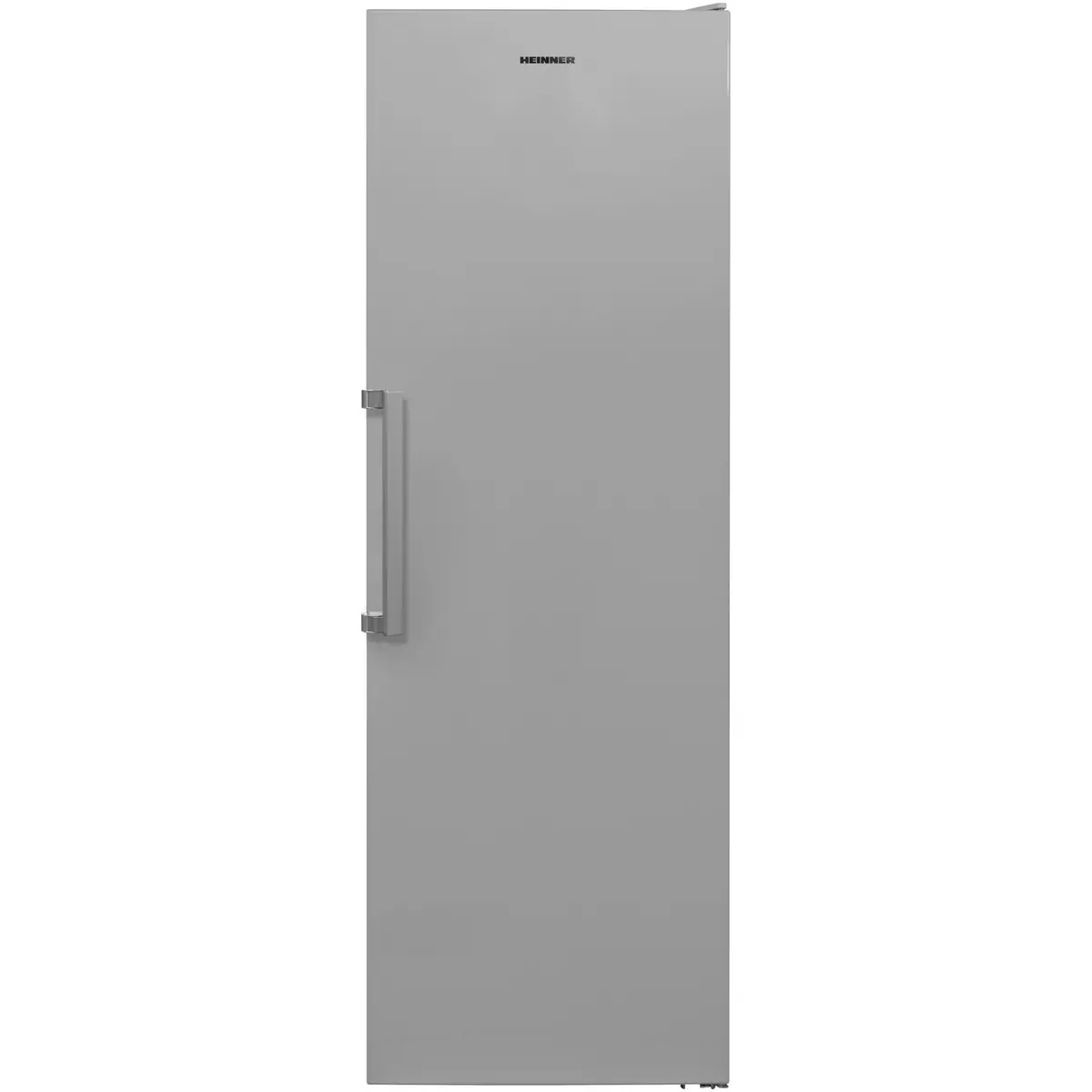 Frigider cu 1 usa Heinner HF-V401NFSE++, 389 l, No Frost, Control electronic, Iluminare LED, Clasa E, H 186 cm (Argintiu), RESIGILAT, 12 LUNI GARANTIE