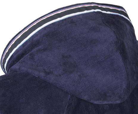 Halat de baie cu gluga Degree, textil, albastru inchis, marimea XL Baie 2023-09-25
