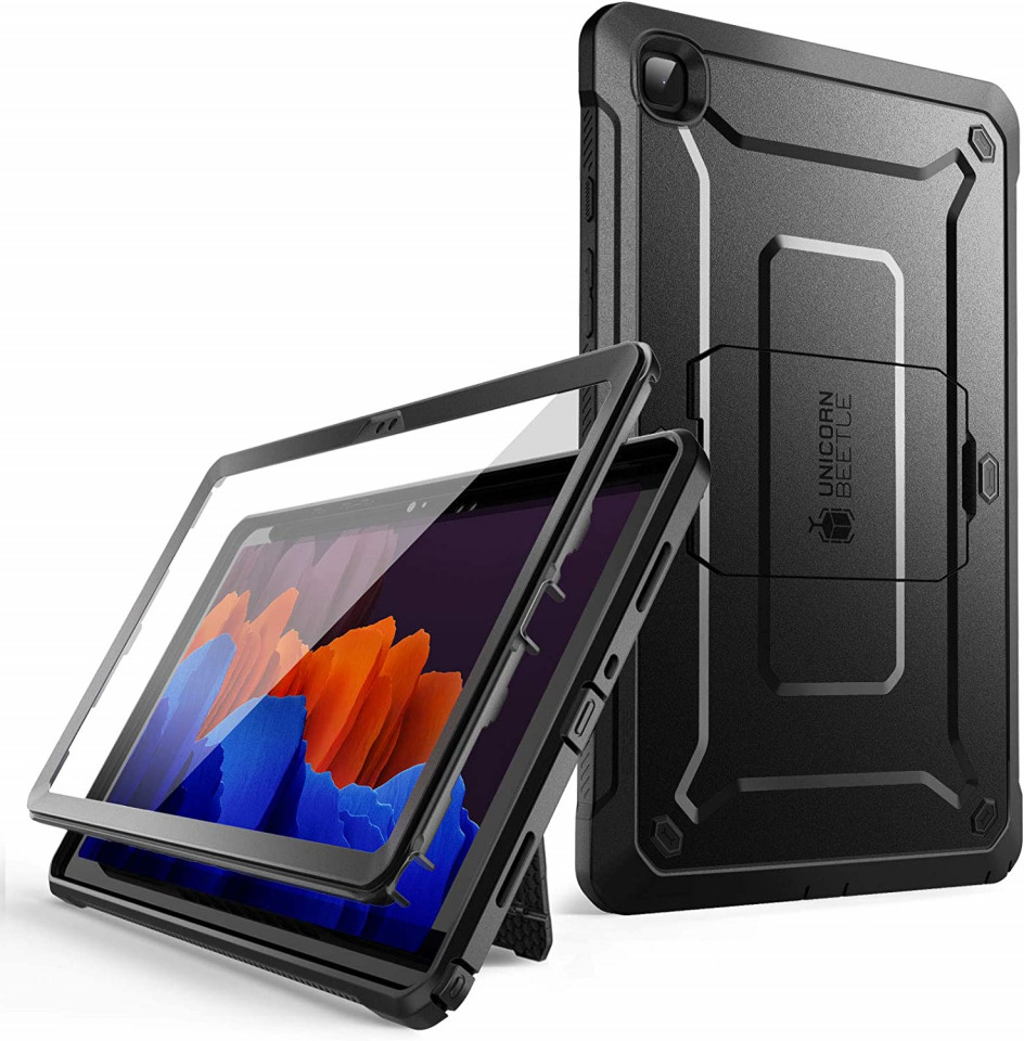 Husa de protectie 360 grade pentru Samsung Galaxy Tab A7 2020 SUPCASE, policarbonat, negru, 10,4 inchi 104 imagine noua idaho.ro
