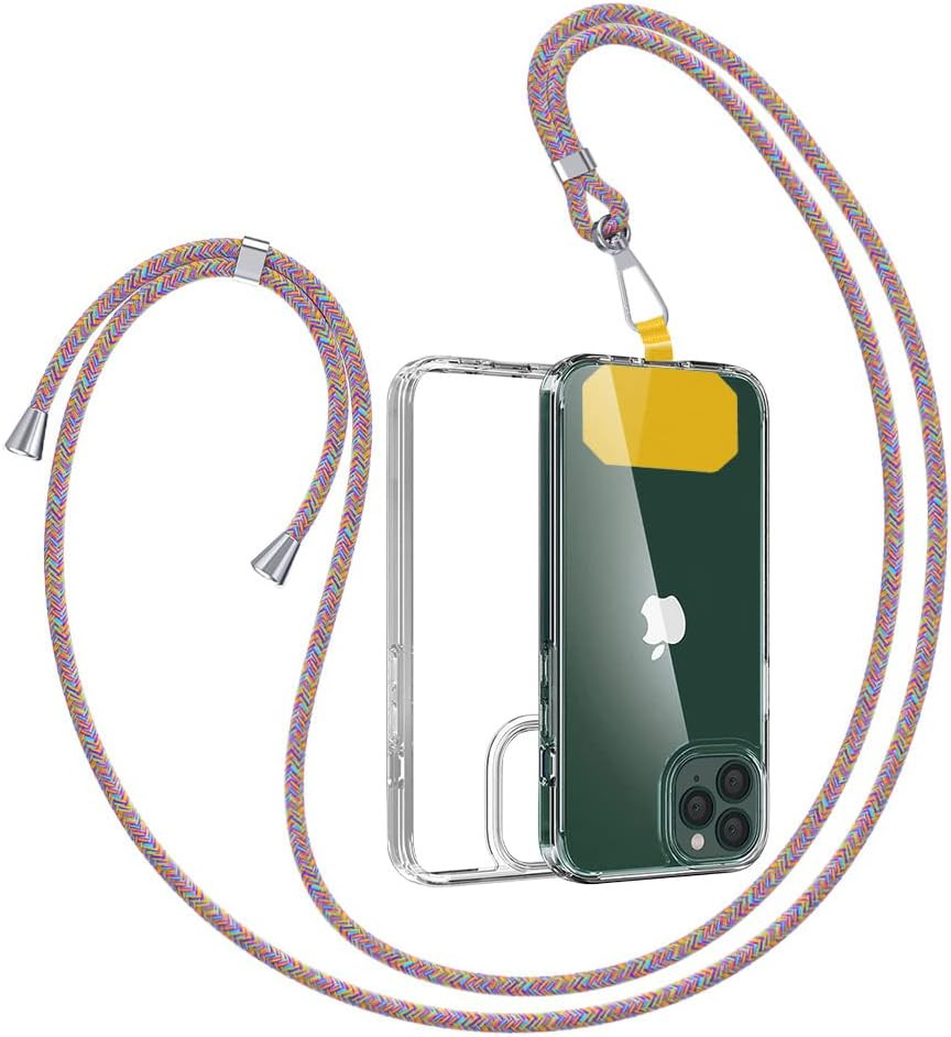 Husa de protectie cu snur pentru iPhone 11 Pro Max Gumo, TPU/poliester, multicolor, 6.5 inchi