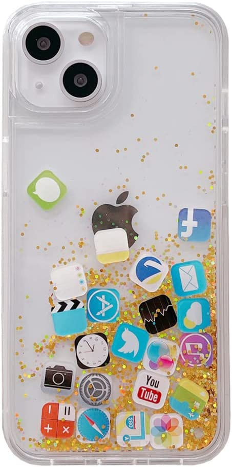 Husa de protectie pentru iPhone 12 Keyihan, TPU, multicolor, 6,1 inchi