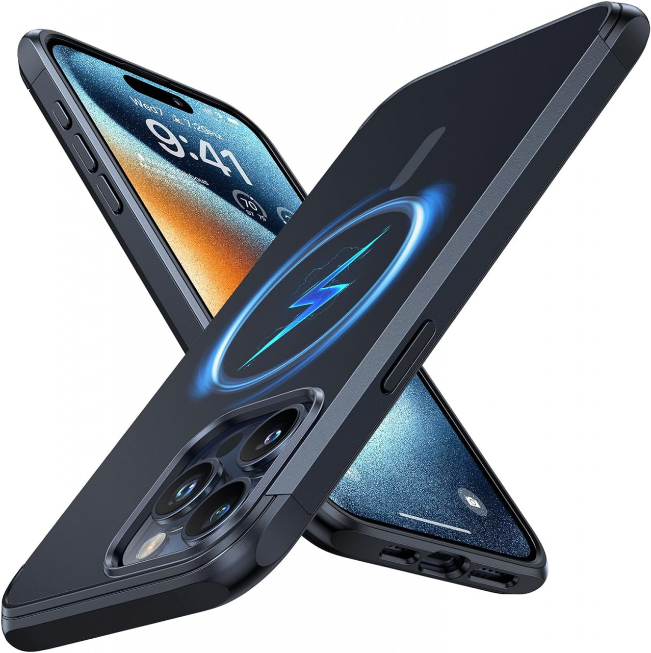 Husa de protectie pentru iPhone 15 Pro Max Vicseed, TPU, negru, 6,7 inchi
