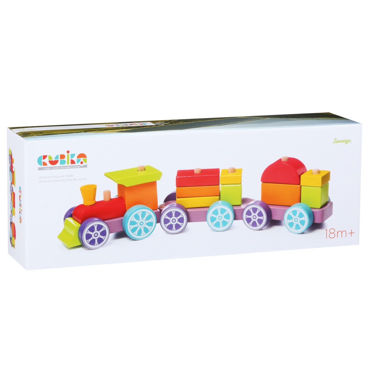 Jucarie din lemn, Cubika, Trenulet