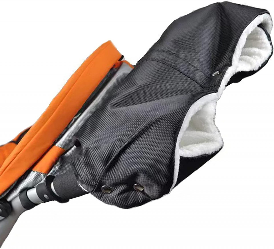 Manusa pentru carucior Keelyy®, tesatura oxford/bumbac, negru/alb