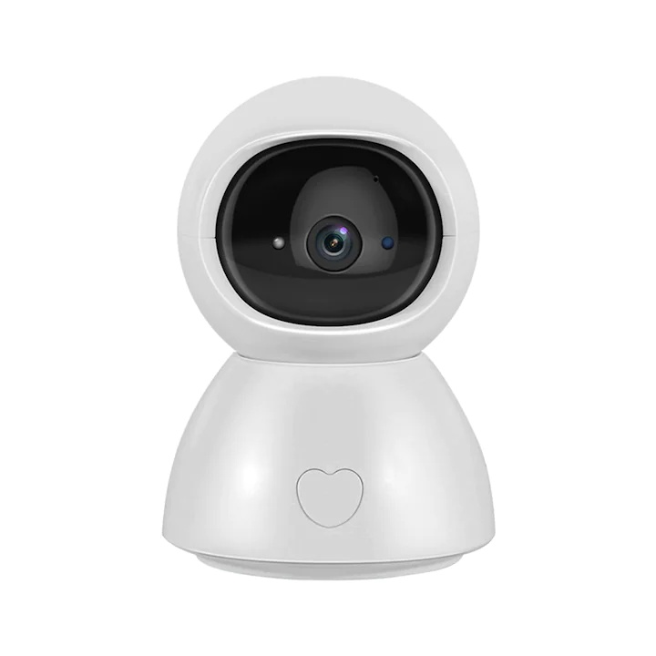 Monitor video pentru bebelusi cu aplicatie pe telefon Mappy Wireless Cam VBM20192, full HD, 2MP, Resigilat, Grad B