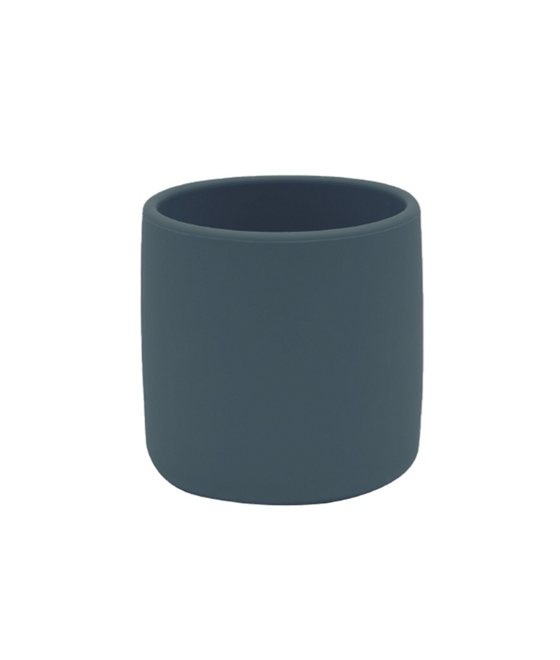 Pahar Minikoioi, 100% Premium Silicone, Mini Cup â€“ Deep Blue