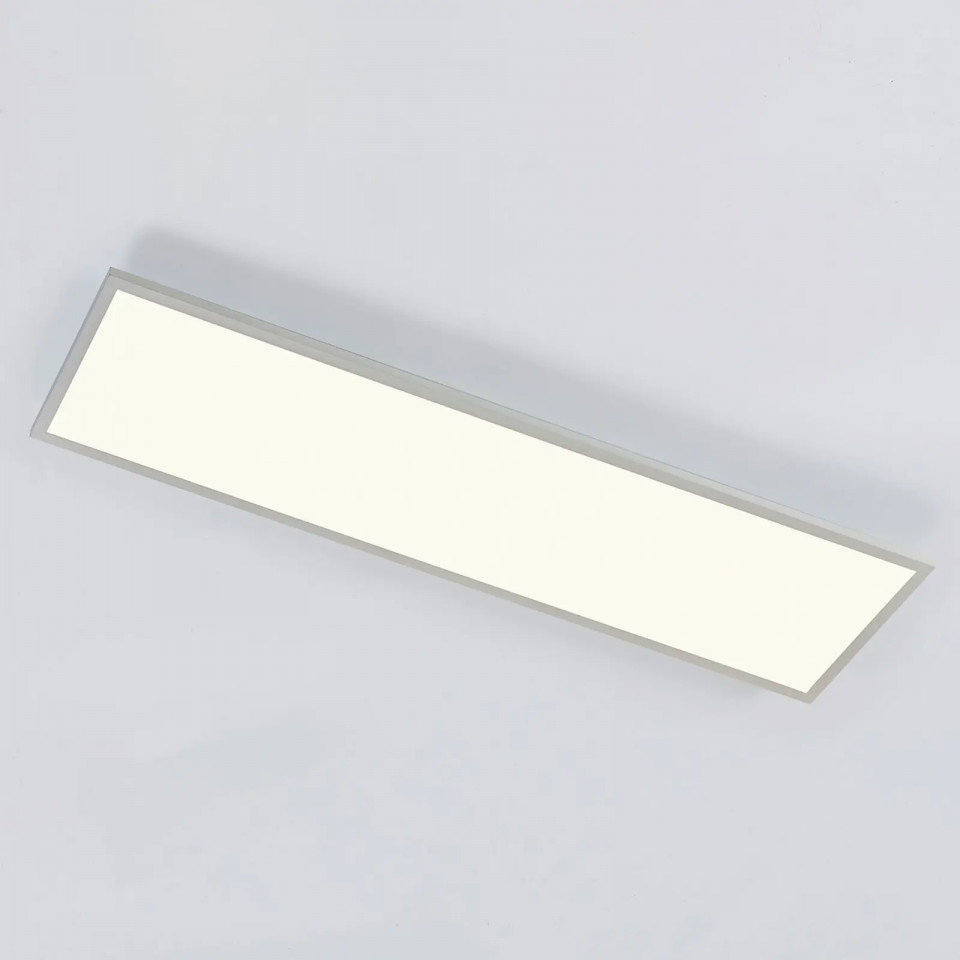 Plafoniera Philia, LED, metal/PMMA, alb, 30 x 5,5 x 120 cm