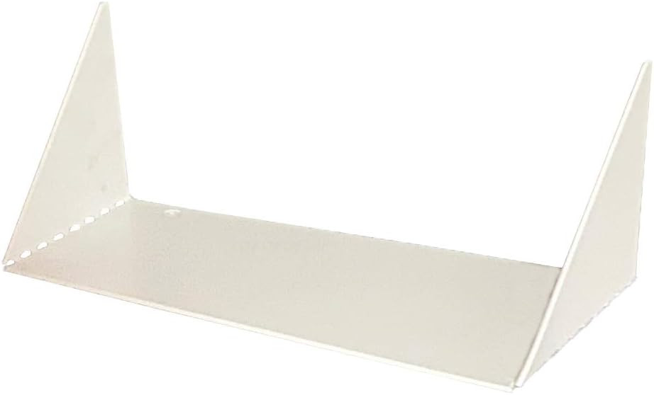 Raft decorativ IRODISSENY, aluminiu, alb, 30 x 15 x 11 cm