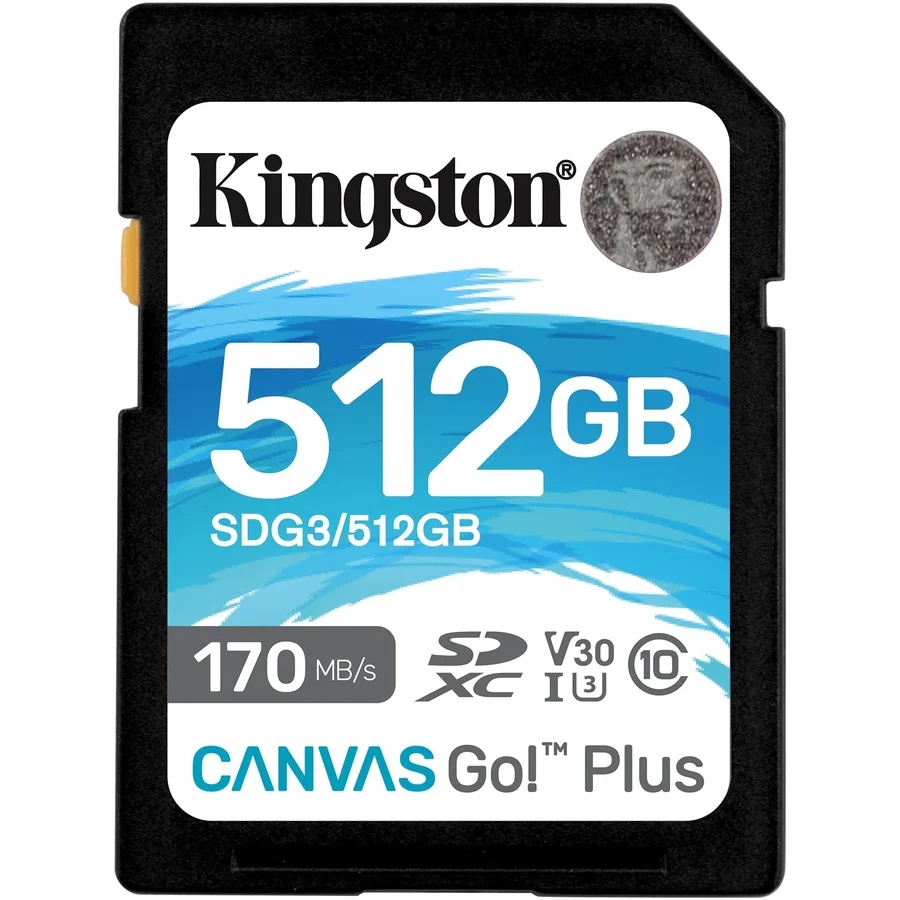 RESIGILAT Card de memorie SD Kingston Canvas GO Plus, 512GB, Clasa 10, UHS-I, Adaptor inclus