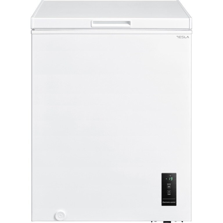 RESIGILAT Lada frigorifica Tesla RH1500ME, 142 l, Clasa E, Functie frigider, Control electronic, Display LED, H 85 cm, Alb