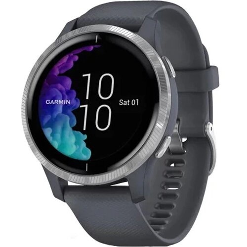 RESIGILAT Smartwatch Garmin Venu, blue granite/silver