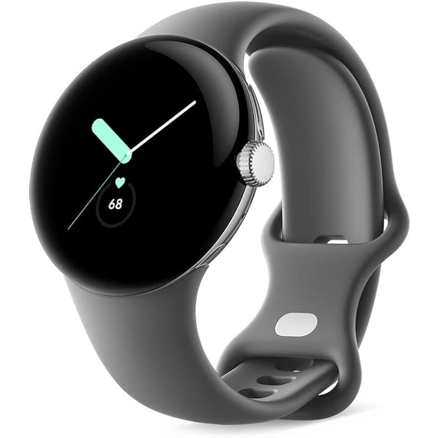 RESIGILAT Smartwatch Google Pixel Watch, Procesor Exynos 9110, Display AMOLED 1.2, 2GB RAM, 32GB Flash, Bluetooth, Wi-Fi, GPS, NFC, Rezistent la apa,